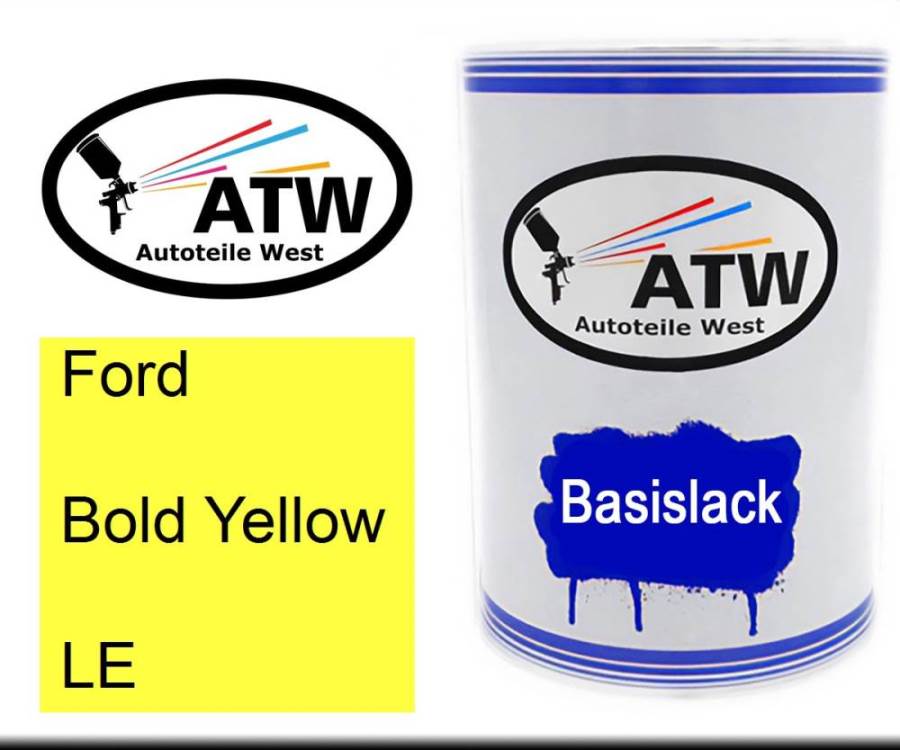 Ford, Bold Yellow, LE: 500ml Lackdose, von ATW Autoteile West.